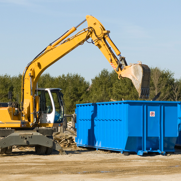 what size residential dumpster rentals are available in Judsonia